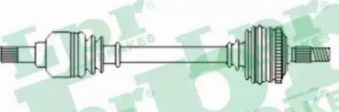 LPR DS52448 - Drive Shaft autospares.lv