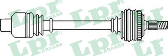 LPR DS52447 - Drive Shaft autospares.lv