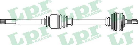 LPR DS52451 - Drive Shaft autospares.lv