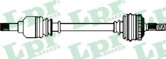 LPR DS52407 - Drive Shaft autospares.lv