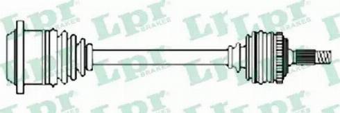 LPR DS52590 - Drive Shaft autospares.lv