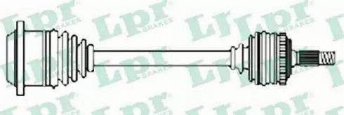 LPR DS52591 - Drive Shaft autospares.lv