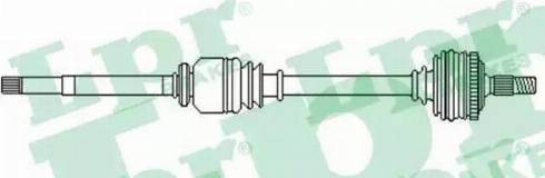 LPR DS52578 - Drive Shaft autospares.lv