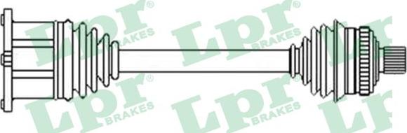 LPR DS52644 - Drive Shaft autospares.lv