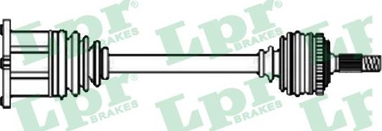 LPR DS52635 - Drive Shaft autospares.lv