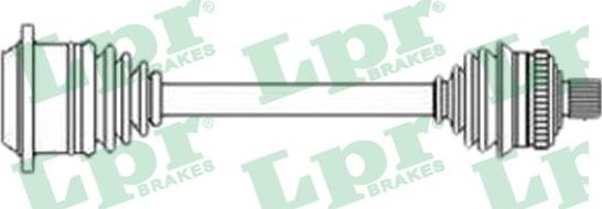 LPR DS52638 - Drive Shaft autospares.lv