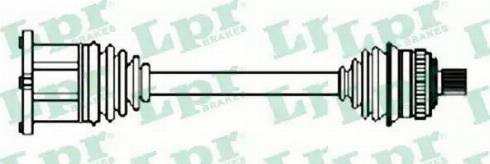 LPR DS52625 - Drive Shaft autospares.lv