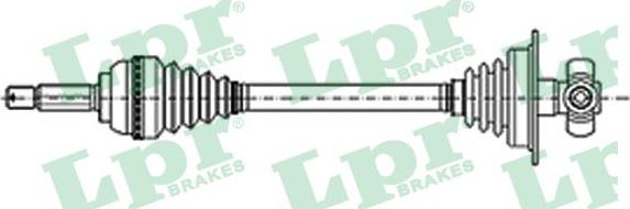 LPR DS52056 - Drive Shaft autospares.lv