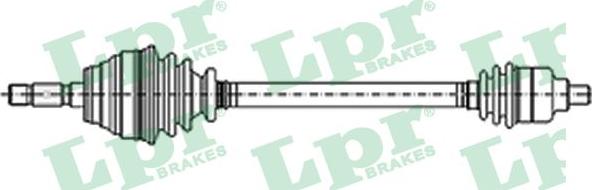 LPR DS52057 - Drive Shaft autospares.lv