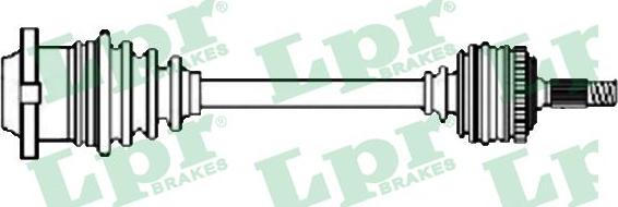 LPR DS52192 - Drive Shaft autospares.lv