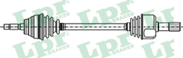 LPR DS52130 - Drive Shaft autospares.lv