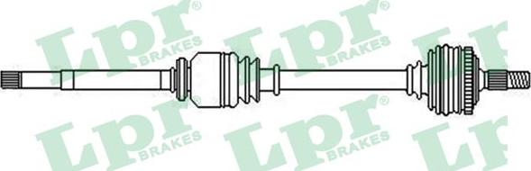 LPR DS52356 - Drive Shaft autospares.lv