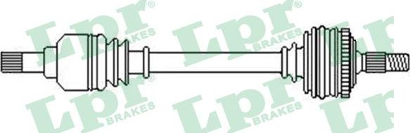 LPR DS52357 - Drive Shaft autospares.lv
