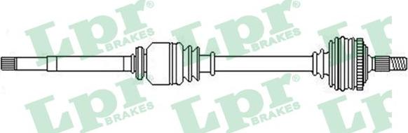 LPR DS52306 - Drive Shaft autospares.lv