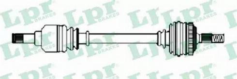 LPR DS52301 - Drive Shaft autospares.lv