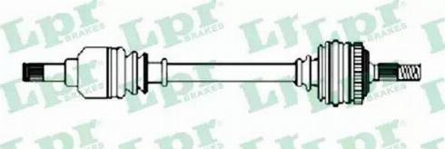 LPR DS52303 - Drive Shaft autospares.lv