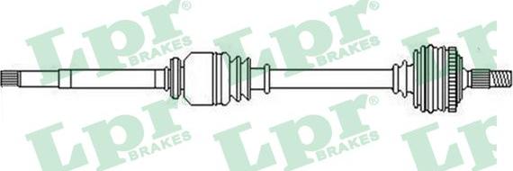 LPR DS52221 - Drive Shaft autospares.lv