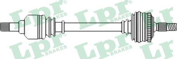 LPR DS52223 - Drive Shaft autospares.lv