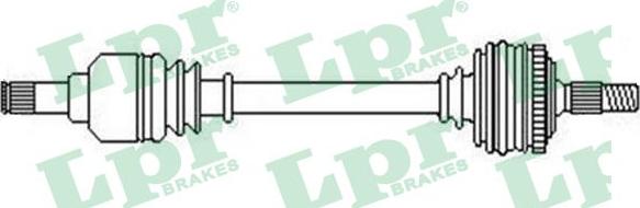 LPR DS52222 - Drive Shaft autospares.lv