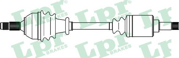 LPR DS52276 - Drive Shaft autospares.lv