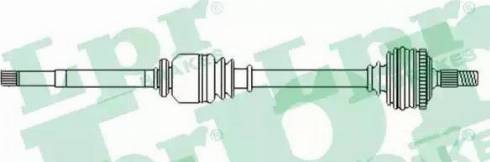 LPR DS52705 - Drive Shaft autospares.lv