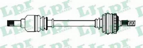 LPR DS52702 - Drive Shaft autospares.lv