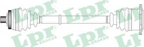 LPR DS14080 - Drive Shaft autospares.lv