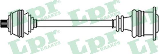 LPR DS14251 - Drive Shaft autospares.lv