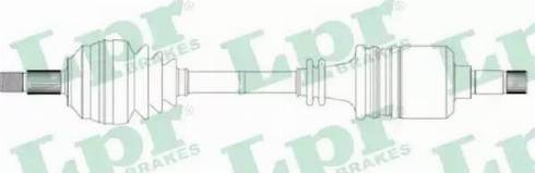 LPR DS16094 - Drive Shaft autospares.lv