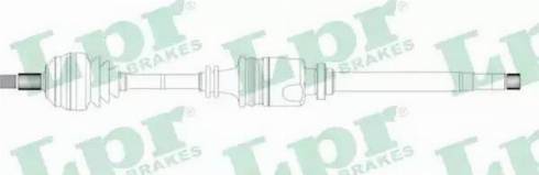 LPR DS16095 - Drive Shaft autospares.lv