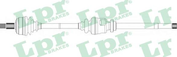 LPR DS16091 - Drive Shaft autospares.lv