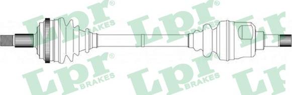 LPR DS16092 - Drive Shaft autospares.lv