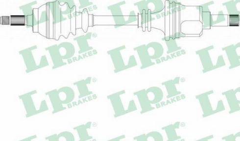 LPR DS16051 - Drive Shaft autospares.lv