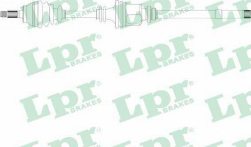 LPR DS16052 - Drive Shaft autospares.lv