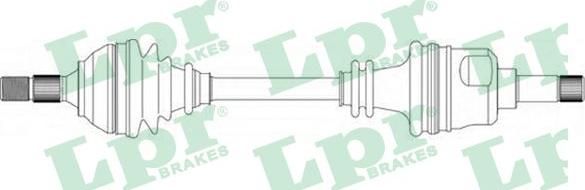 LPR DS16057 - Drive Shaft autospares.lv