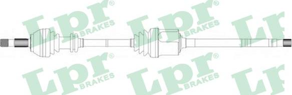 LPR DS16062 - Drive Shaft autospares.lv