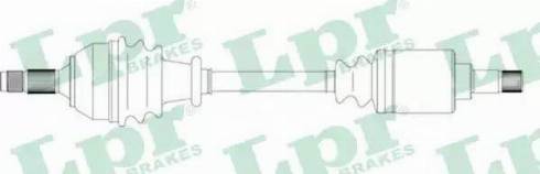 LPR DS16080 - Drive Shaft autospares.lv