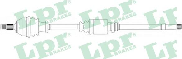 LPR DS16081 - Drive Shaft autospares.lv