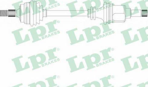 LPR DS16034 - Drive Shaft autospares.lv