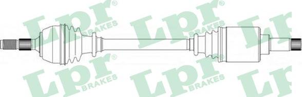 LPR DS16037 - Drive Shaft autospares.lv