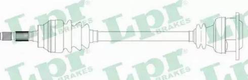 LPR DS16028 - Drive Shaft autospares.lv