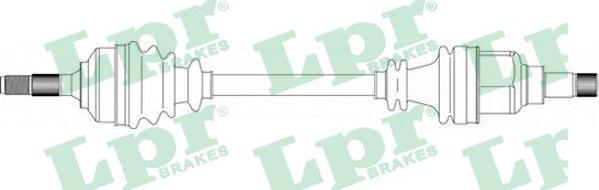 LPR DS16191 - Drive Shaft autospares.lv