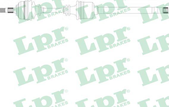 LPR DS16151 - Drive Shaft autospares.lv