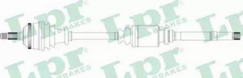 LPR DS16113 - Drive Shaft autospares.lv