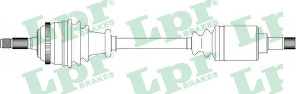 LPR DS16112 - Drive Shaft autospares.lv