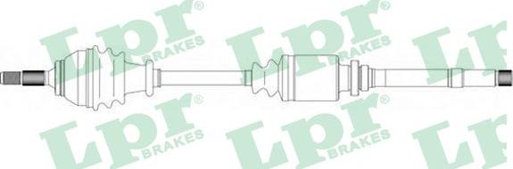 LPR DS16180 - Drive Shaft autospares.lv