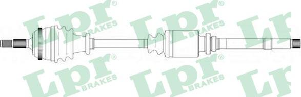 LPR DS16182 - Drive Shaft autospares.lv