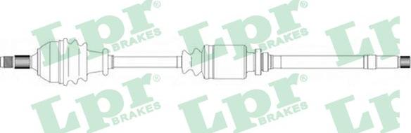 LPR DS16127 - Drive Shaft autospares.lv