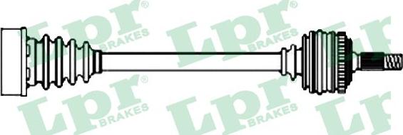 LPR DS43014 - Drive Shaft autospares.lv