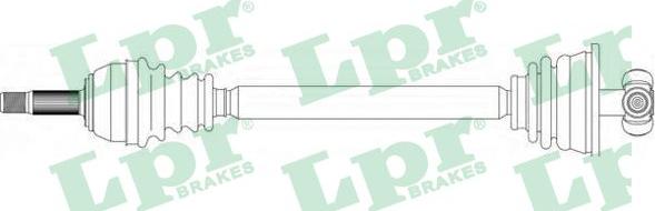 LPR DS39097 - Drive Shaft autospares.lv